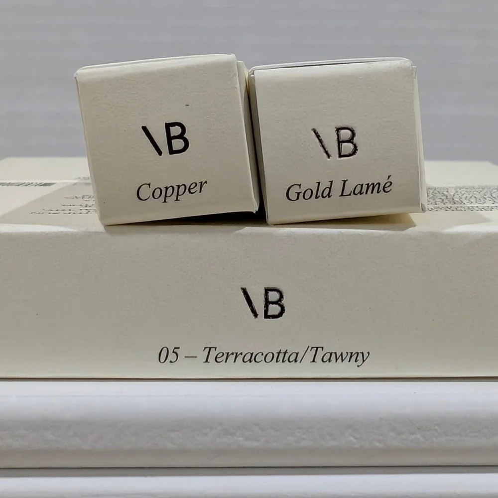 Victoria Beckham Bronzing Brick 05 Terracotta Satin Kajal Liner Copper Gold Lame